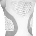 Youth Baseball Football Chest Protector Padded Shirt for Kids, Softball, Lacrosse, T Ball, Rib Heart Guard, Shock Absorbing Compression Base Layer