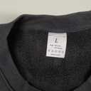 THE GYM PEOPLE Men's Fleece Crewneck Sweatshirt Thick Loose fit Soft Basic Pullover Sweatshirt (Large, Black)