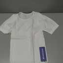 Odoland Men's Compression Shirt, Short Sleeve Shapewear Body Shaper, Slimming Shirt Tank Top Tummy Vest, Large