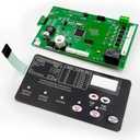 Upgraded 42002-0007S Control Board with 472610Z Switch Pad for Pentair MasterTemp 200/250/300/400 and Sta-Rite Max-E-Therm SR200/SR333/SR400NA or HD 460805 461105 Replacement Control Board