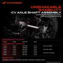 A-Premium CV Axle Shaft Assembly Compatible with Toyota & Lexus Models - Camry 2007-2017, Avalon 2008-2018, ES350 2007-2022 - Front Left Driver Side