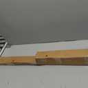 Ivilon Drapery Treatment Window Curtain Rod - Square Design 1 1/8 Rod. 48 to 86 Inch. Black