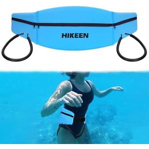 Hikeen Swim Belt for Adults/Kids,Water Aerobics Equipment with Fixing Straps and Zipped Pocket,Adults Pool Exercise Equipment for Pool Exercises and Workouts