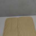 ESKONKE [Upgraded] Car Center Console Cover with 2 Storage Bags - Premium Nappa Leather Armrest Cover, Scratch & Wear Resistant, Waterproof Car Interior Accessories (Upgrade - Hampagne Beige), 2 Pieces