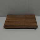 Amyhill Wood Pedestal Stand Kitchen Soap Tray Farmhouse Wooden Riser Stand for Kitchen Bathroom Counter Table Decor Plant Candle Vases Display(Classic,Dark Brown,12 x 7 Inch)