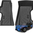 Naibeve Floor Mats for Polaris Slingshot LE R S SL SLR Models 2020-2025- All Weather for Polaris Slingshot Custom Fit Floor Mats Front Row Waterproof Interior Accessories