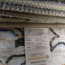 VK·LIVING Area Rugs Machine Washable Rug 9'x 12' Vintage Design Washable Area Rugs with Non Slip Rugs for Living Room Bedroom Traditional Woven Rug Carpet Stain Resistant, Home Decor Office Boho Rug, Beige