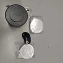 Nessus Reusable Kit for Nespresso Pods Vertuo, Reuse Old Coffee Pods for Nespresso Vertuo: 100 Pcs Aluminum Foil Seal Lid, Holder, Brush, Refillable Vertuo Plus Next Capsule Machine(No Pods Come) (Black)