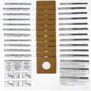 12 Pack 90668 Type B Filter Bags Compatible with Shop Vac 2-2.5 Gallon Dust Collection Filter Bag, All Around QAM70, Part# 90668/549712 9066800 9066833 L250 CMXZVBE38774