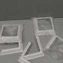 4 x 4 Post Base Cover,4pcs Split Type Post Skirt,Vinyl White Post Trim PVC Post Cover,Column Wraps for Porch Fence Stair Handrail Railing Porch Wood Vinyl Post