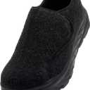 Men's Orthopedic Diabetic Extra Wide Walking Loafers: Lightweight Adjustable Fit Plantar Fasciitis Hammer Toes Tennis Shoes, Comfortable Casual Arch Support Outside Leather Dress Shoes Black Size 4