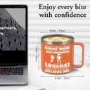 Gifts for Mom from Daughter, Son - Mothers Day, Birthday, Christmas Ideas Funny Gifts for Mommy, Mama - 14 Oz Coffee Mug (Mom Orange)