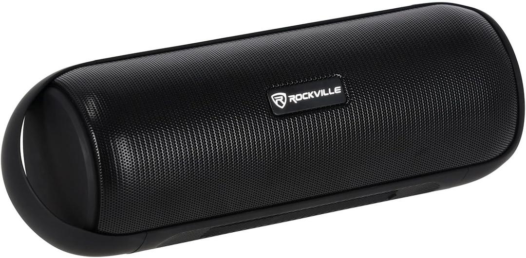 Rockville RPB25 40W Peak/15W RMS Portable Bluetooth Speaker, TWS Stereo Pairing, USB/SD/Aux/FM, Micro USB Charging, Water-Resistant, for Outdoor and Indoor Use