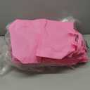 Amylove 80 Pcs Non Woven Tote Bags Bulk Large Reusable Gift Bag Reusable Grocery Bags, 15 x 11. 8 x 4 Inches (Pink)