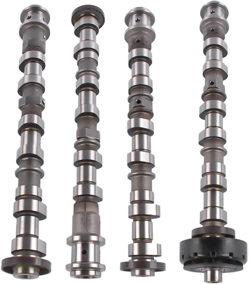 4PCS Intake & Exhaust Camshaft 5184377AG 5184378AG 5184379AG 5184380AG Fits Ram 1500 D'-odge Avenger Challenger Charger Durango C'-hrysler 200 300 J'-eep Grand Cherokee Wrangler JK 3.6L