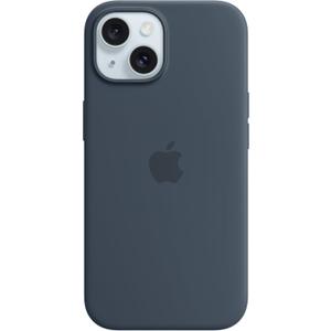 Apple iPhone 15 Plus Silicone Case with MagSafe - Storm Blue