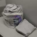 Fonzier T-Top Boat Cover with Motor Cover, 1400D Heavy Duty Waterproof Tear-Resistant Upper Reinforced, Fit 20'-22' Center Console Boat with T-TOP Roof, Beam Width up to 106", Gray