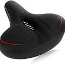 UNbit Bike Seat Oversized Bike Seat for Men Women Comfort, Bicycle Seat Replacement with Wide Cushion, for Bikes Bicycle