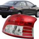 Silscvtt Rear Brake Tail Lights Assembly Replacement for Toyota Yaris Sedan 2007-2012 RH Passenger Side Tail Lamps 8155152600, TO2819133