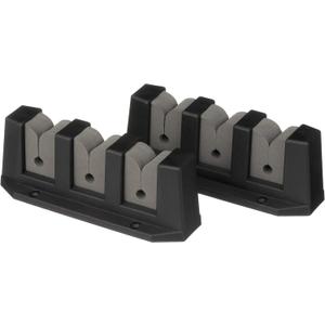 Seachoice 3-Rod Storage Holder, Black, ABS Plastic