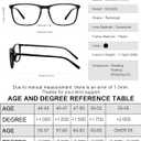 Mens Reading Glasses Stylish Readers Large Lightweight Reader 1.0 1.25 1.5 1.75 2.0 2.25 2.5 2.75 3.0 3.5 4.0 (Transparent)