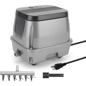 AquaMiracle Linear Air Pump, 635/950/1600/4000GPH Pond Bubbler Septic Air Pump, Energy-Efficient Pond Aerator for Outdoor Ponds, Aquariums, Hydroponics, Waste Treatment
