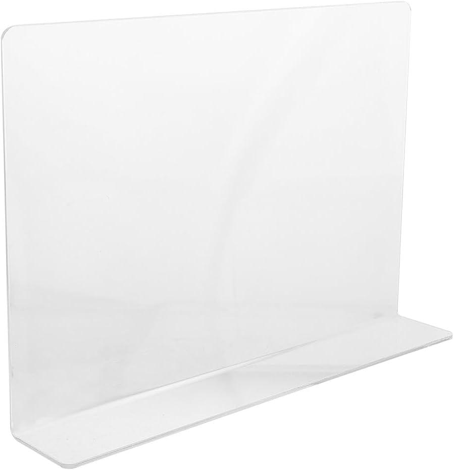 MAGICLULU Acrylic Clear Ergonomic Writing Slope Transparent Desktop Painting Board for Desktop Table Drawing Reading Book Writing Board Rack 11.79X8.25X2.36Inch, Pack Of 5