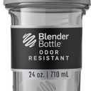 BlenderBottle Shaker Bottle Pro Series Perfect for Protein Shakes and Pre Workout, 24-Ounce, Smoke Grey