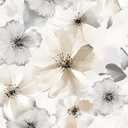 ILHIIOR Beige Floral Peel and Stick Wallpaper - Boho Vintage Leaf Pattern - Removable Self-Adhesive Wall Decor - 17.5''x118.1''