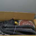 Drywall Sander, 2025 Upgraded 8-Amp Popcorn Ceiling Removal Tool with 7 Variable Speed 800-1800RPM, Drywall Sander with Vacuum Dust Collector with Extendable Handle, LED Light, 12pcs Sanding Discs (Yellow)