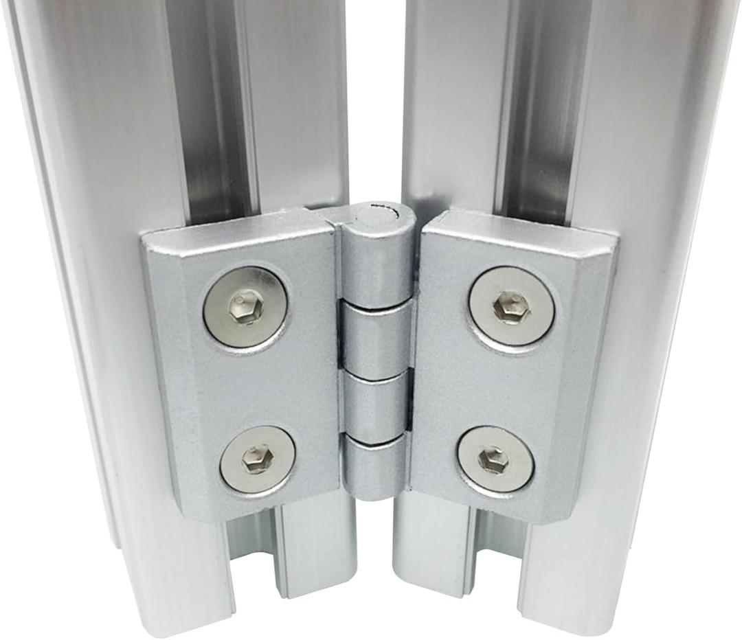 4Pcs 25 Series Aluminum Extrusion Profile Pivot Hinges Bracket with Bolt Nuts for 2525 Series 25mm Extruded Aluminum Connectors