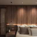 48x354 inch Large Walnut Wood Contact Paper Peel and Stick Wood Wallpaper Removable Self-Adhesive Wooden Look Vinyl Decorative Roll Thick Bubble-Free Design for Kitchen Cabinet Wall Covering