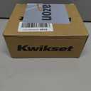 Kwikset Tustin Entry Door Handle with Lock and Key, Secure Keyed Reversible Lever Exterior, For Front Entrance and Bedrooms, Satin Nickel, Pick Resistant Smartkey Rekey Security and Microban