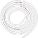 Theftproof Weather Seal Tape Door Frame Seal Strip White Soundproof Weatherstripping for Exterior Doors Insulation Noise Dust Blocker Convenient Tear Installation