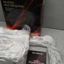 Heated Mattress Pad Queen Size Quilted Zone Heating Electric Bed Warmer Luxury Comfort Heat Mattress Pad Cover Dual Controller10 Heat Setting | 1-12 Hours Auto Shut Off | with 8-21 Inch Deep Pocket