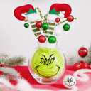 52 Pcs Christmas Face Stickers for Crafts Ornaments Large 5 Inch Small 3 Inch 2 Inch Vinyl Faces Eyes Pitcher Transparent Decals for Glass Cups Wood Decorations Balls Party Supplies (large52)