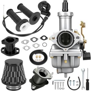 PZ27 Carburetor Kit Compatible with Predator 212 224 196cc Coleman CT200U CT200U-EX TaoTao Coolster CG 125cc 150cc 250cc Engine XR100 ATV Dirt Pit Bike Mini Bike Go Kart Parts