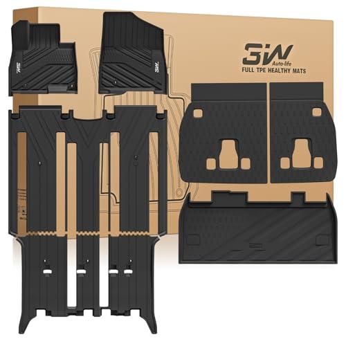 3W Full Set Floor, Cargo & Seatback Mats for Kia Carnival Hybrid 2025-2027