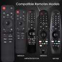 AI Magic Remote for LG Smart TV,Replacement Control for LG 2019-2025 Models,Including OLED, QNED, UHD, LED, LCD,4K,8K,for AN-MR25GA/MR24GA/MR23GA/MR22GA/MR21GA/MR20GA/MR19BA