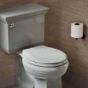 KOHLER 4639-RL-95 Cachet ReadyLatch Round Toilet Seat Soft Close, Ice Grey