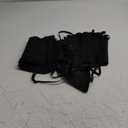 SHYMMUO Women Black Corset Tops Satin Summer Going Out Strapless Bustier Crop Top for Party,Gothic,Halloween Costumes (Large)