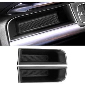 TTCR-II Door Organizer Tray Compatible with 2020-2025 Mercedes Benz GLB X247, 2 Pcs Door Handle Pocket Storage Box Insert for GLB 250 2020 2021 2022 2023 2024 2025