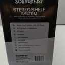 SoundBeast Stereo Shelf System with CD Player, Bluetooth, FM Radio, USB Playback, Aux in, Optical in, Alarm Clock, & Remote Control