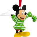 Hallmark Disney Mickey Mouse in Christmas Sweater Christmas Ornament, Gifts for Disney Fans