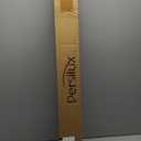 Persilux Cordless Zebra Blinds for Windows (35" W x 64" H, White) with Upgraded Cassette Free-Stop Light Filtering Dual Layers Sheer Roller Shades for Home and Office