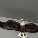 Collections Etc 3D Eagle Sculpted Wall Shelf Multi