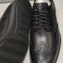 Cole Haan Mens Originalgrand Remastered Wing Tip, Black/Black, 8-M US