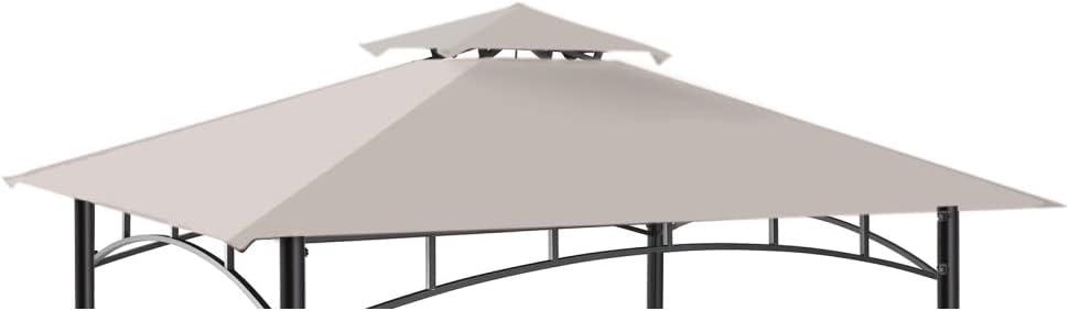 FAB BASED Grill Gazebo Replacement Top Only for FAB BASED Brand (Universal Size, Grey) - Before Purchase Please Contact and Confirm The Brand & Model (Gray)