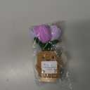 RovyFota Crochet Tulip Gift – Handmade Present for Boyfriend, Girlfriend, Husband, or Wife – Perfect for Anniversary, Birthday, or Christmas – “Thank You” Gift for Him or Her (Purple)