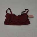 FeelinGirl Bras for Women No Underwire Lace Bralettes Wireless Full Coverage Seamless Bra Comfortable Everyday Bras No Padded (X-Large, Deep Mahogany)